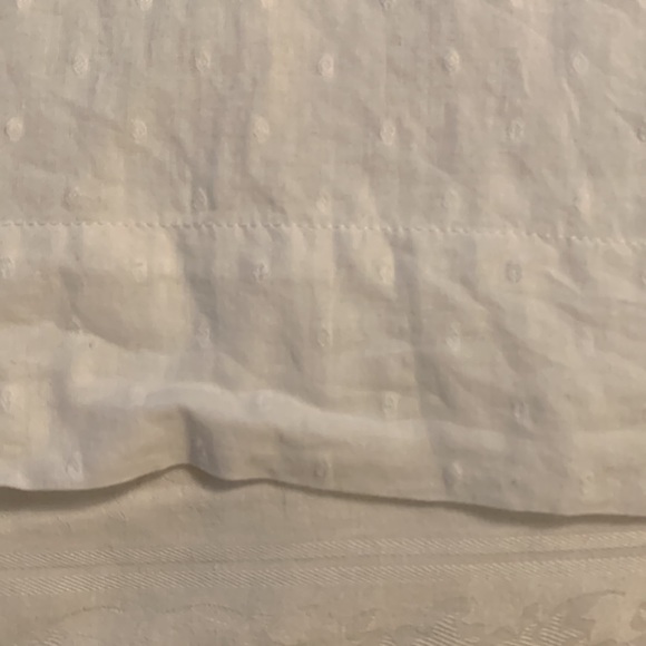 ROLLER RABBIT Women’s Peasant Dot V-Neck Loose Shirt With Puff Sleeves - Picture 6 of 14